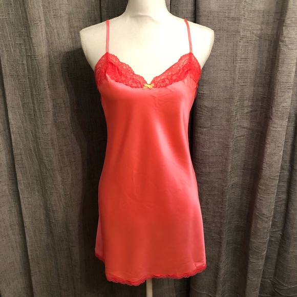 Victoria's Secret Other - Victoria Secret Silk Nightgown w/ Lace Trim